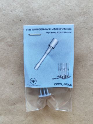 Peças em resina à escala 1/48