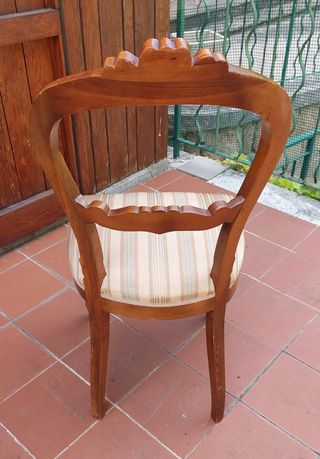 Set 6 sedie in legno massello (vintage retrò)