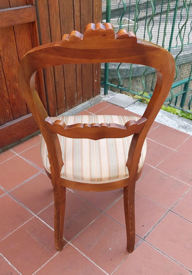 Set 6 sedie in legno massello (vintage retrò)