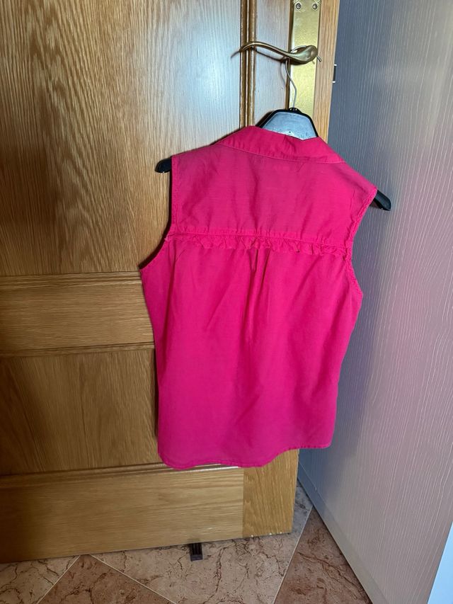 Camisa mujer rosa fusia