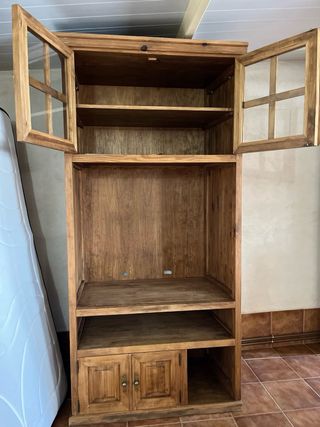 Mueble salón madera Vitrina, aparador