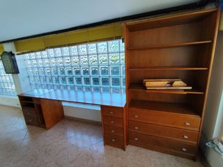 Mueble habitación con escritorio y cama nido