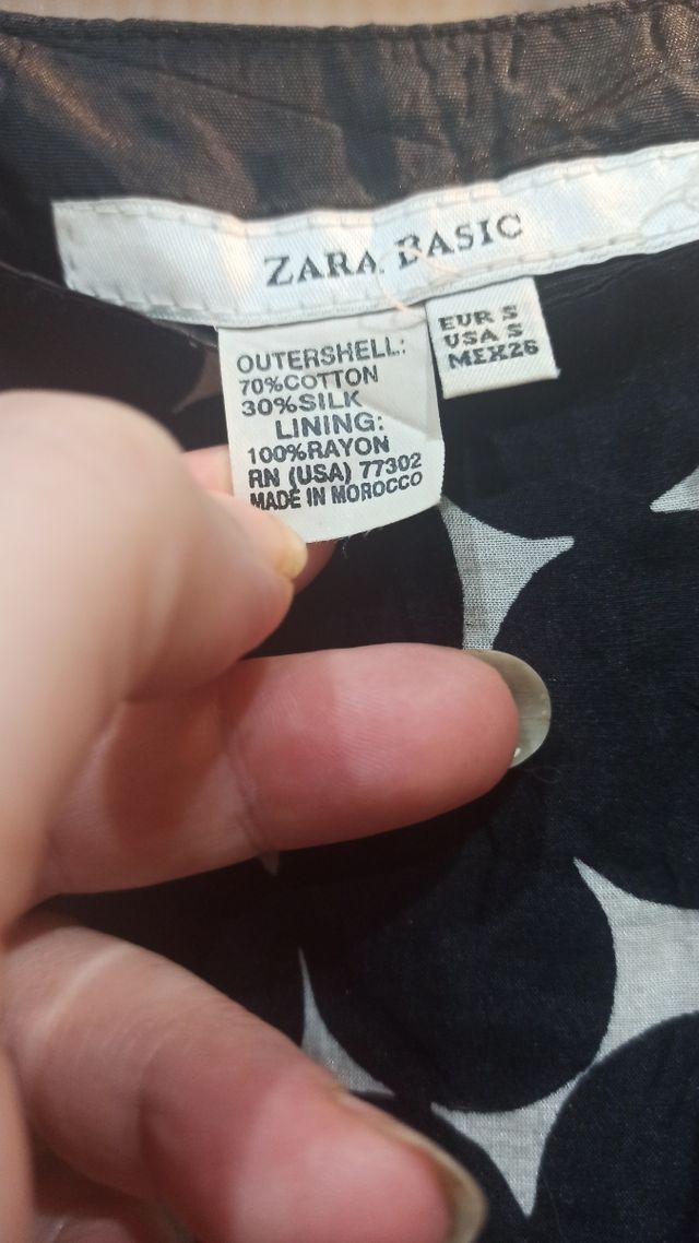 Vestido de verano. Zara Basic