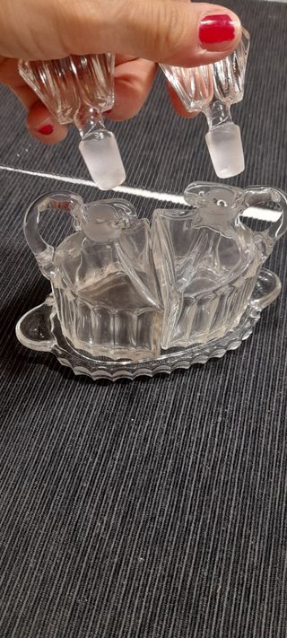 Seto oliere e aceto vintage