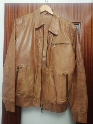 Cazadora hombre piel Salsa Jeans M negociables 