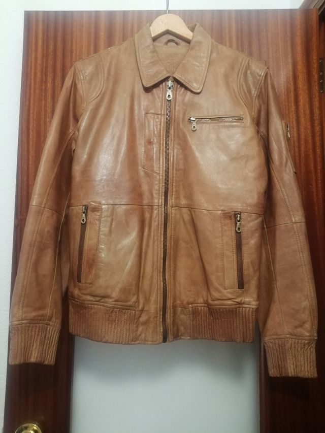 Cazadora hombre piel Salsa Jeans M negociables