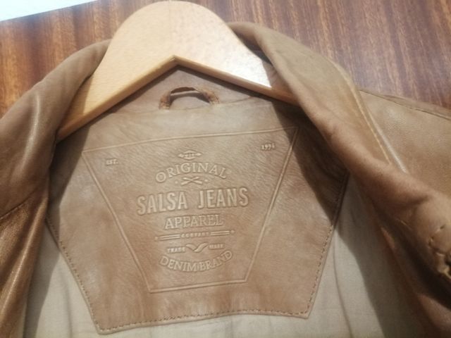 Cazadora hombre piel Salsa Jeans M negociables