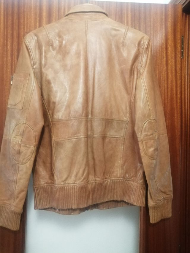 Cazadora hombre piel Salsa Jeans M negociables