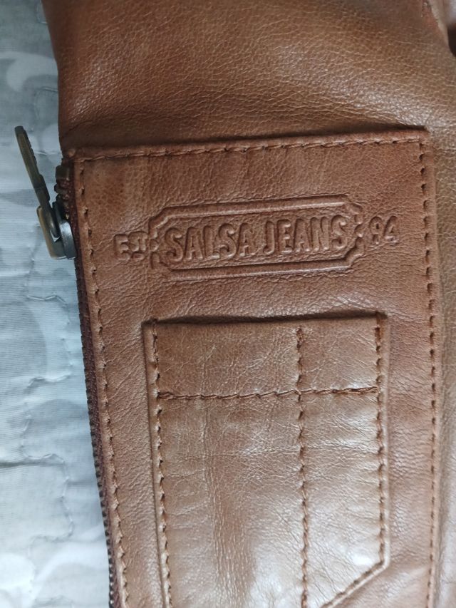 Cazadora hombre piel Salsa Jeans M negociables