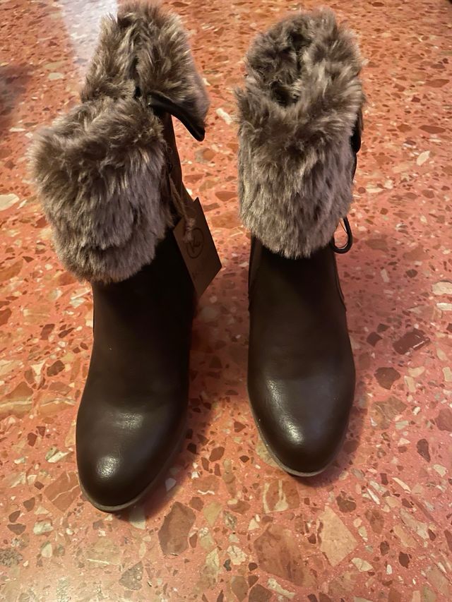 Botines con pelo
