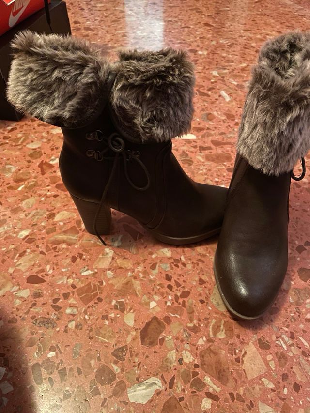 Botines con pelo