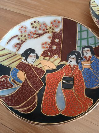 JUEGO DE PLATOS DE TÉ JAPONESES