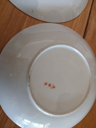 JUEGO DE 2 PLATOS DE TÉ JAPONESES