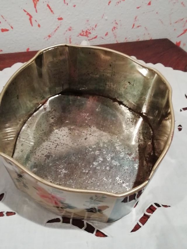 Alemagna antica scatola metallo sevres 