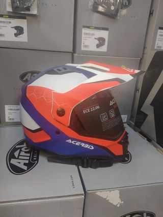 Casco moto XL trail acerbis 