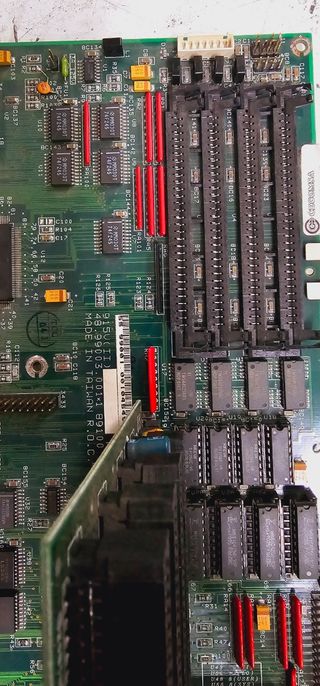 Placa base con procesador AMD 286