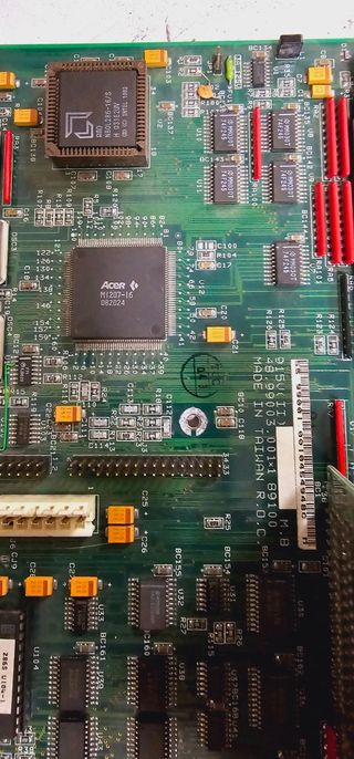 Placa base con procesador AMD 286