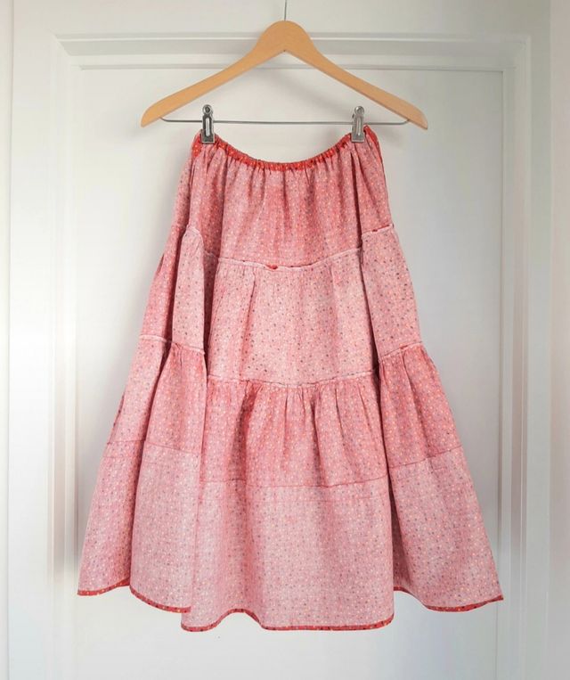 Falda Colorines Acampanada 100% Algodón