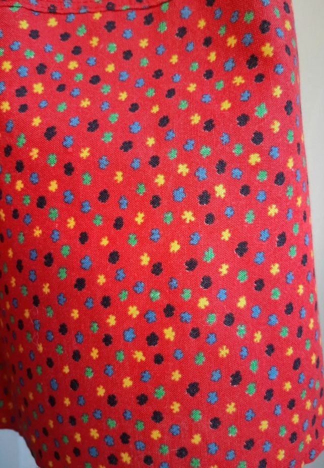 Falda Colorines Acampanada 100% Algodón