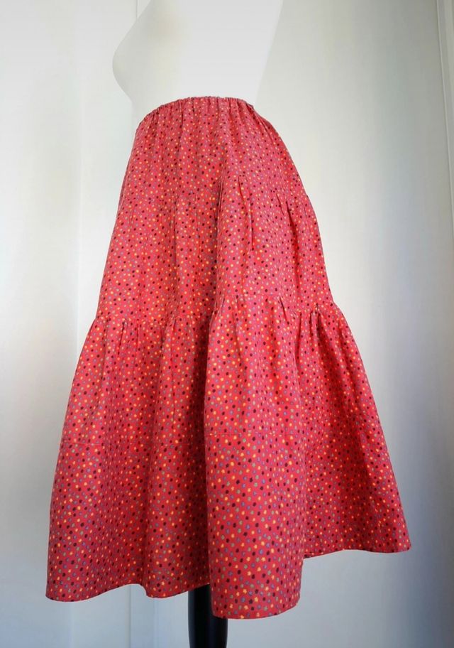 Falda Colorines Acampanada 100% Algodón