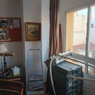 Cortina marrón IKEA 