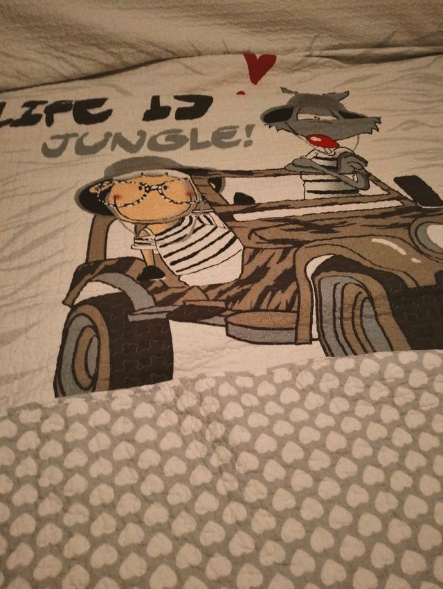 Trapunta per letto singolo Happy people