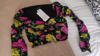 Blusa ZARA nueva Rocío Osorno XS