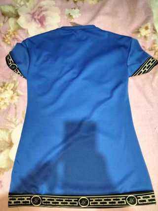 Vestido azul corto 