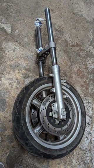 Horquilla y rueda xciting 250