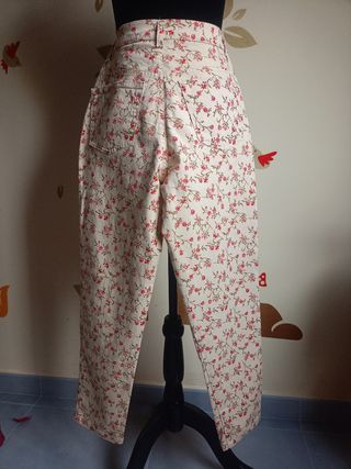 Pantalón vintage elástico 
