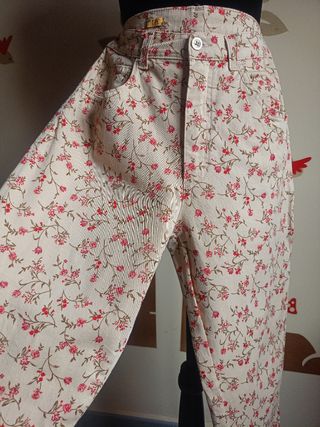 Pantalón vintage elástico 