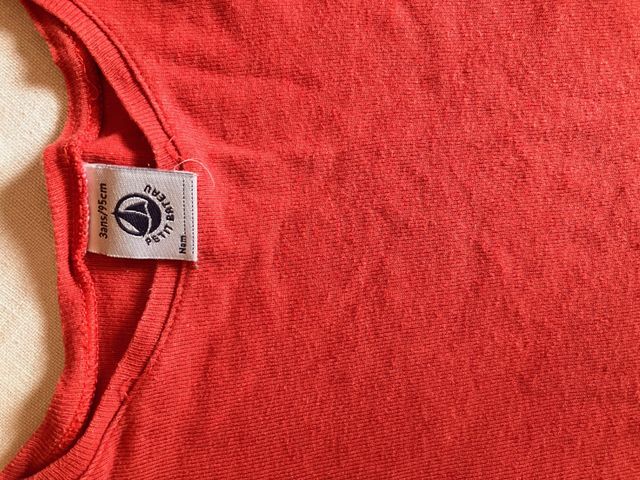 CAMISETA TONO ROSA OSCURO 3 AÑOS MANGA CORTA