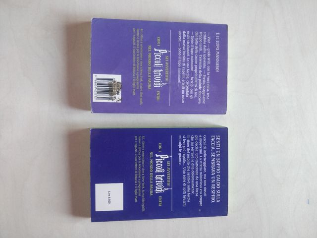 Set 2 libri piccoli brividi