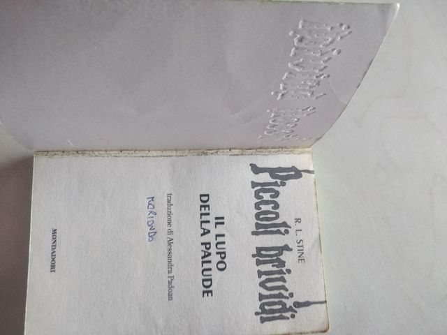 Set 2 libri piccoli brividi