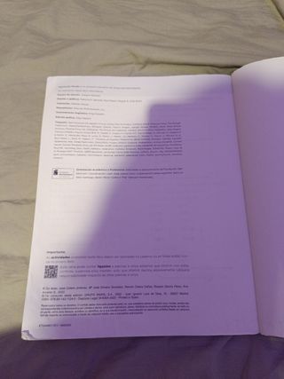 Libro Matemáticas Anaya 1°BAC en Gallego 
