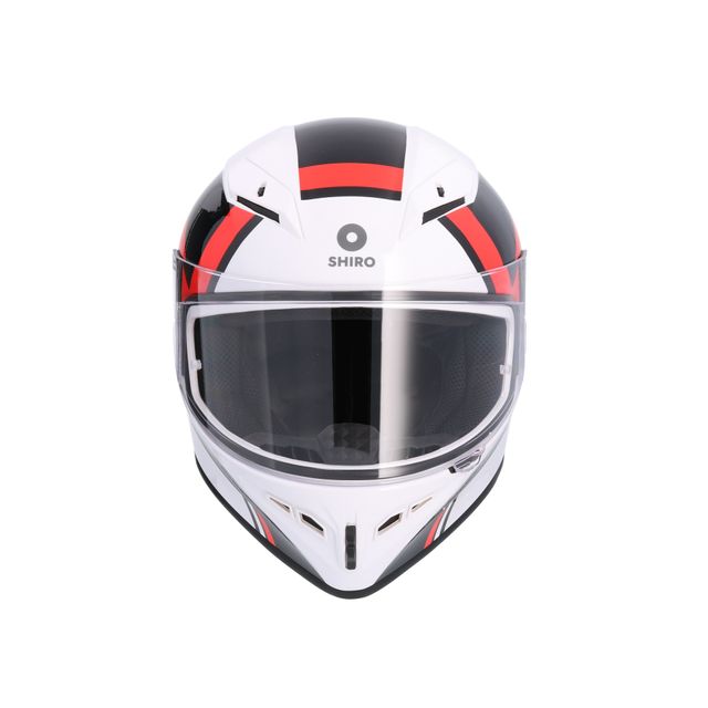 CASCO MOTO INTEGRAL SHIRO SH870 ARCHER ROJO BLANCO