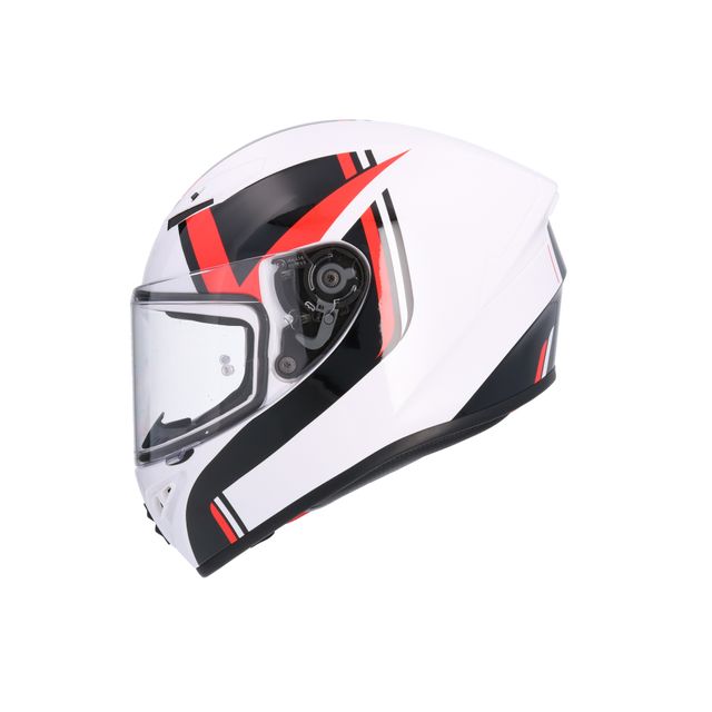 CASCO MOTO INTEGRAL SHIRO SH870 ARCHER ROJO BLANCO