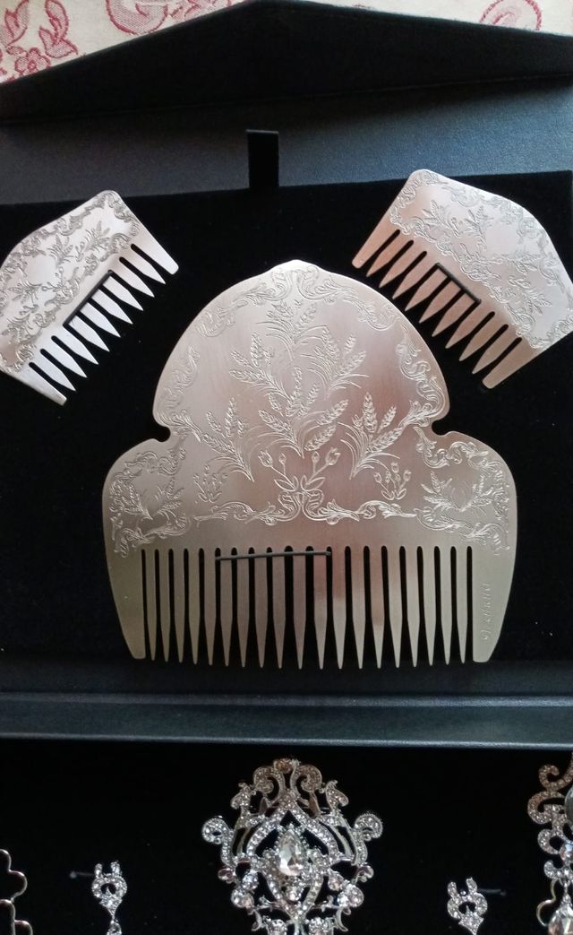 PEINETAS fallera plata