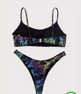 Bikini estampado piel de serpiente