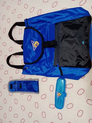 Mochila, bolígrafo, club súper 3, nuevo