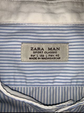 Camisa Zara talla L