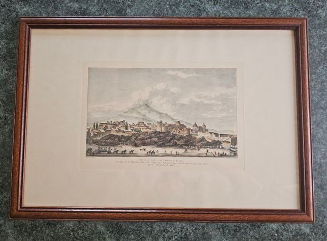 Quadro con stampa d'epoca