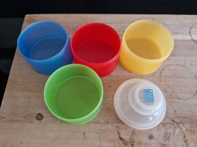 Recipiente dosificador leche en polvo