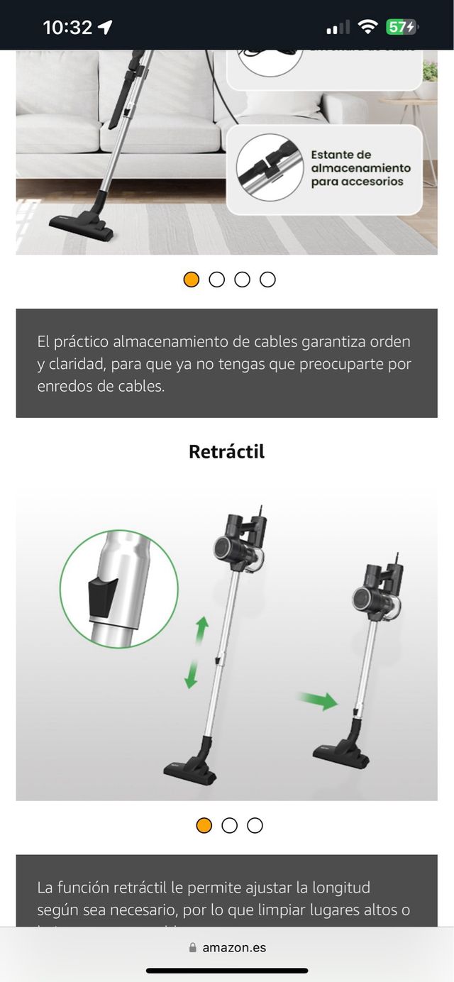 potente Aspiradora con filtros