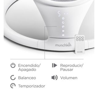 Munchkin Hamaca electrica, mecedora bebe