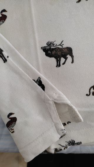 Polo de hombre con animales
