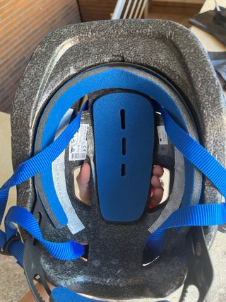 Casco de bici azul talla xs