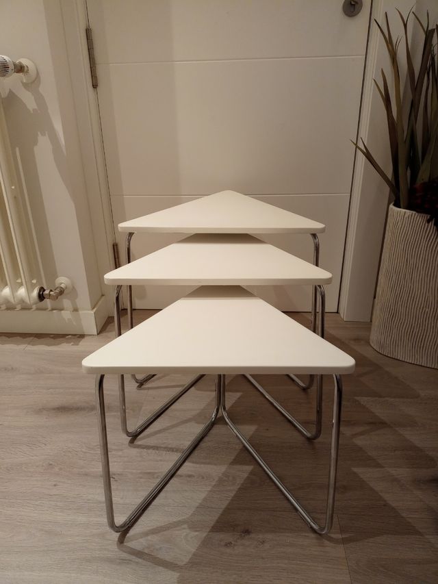 Conjunto 3 mesas aplicables muy estilosas