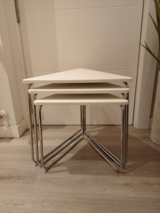 Conjunto 3 mesas aplicables muy estilosas