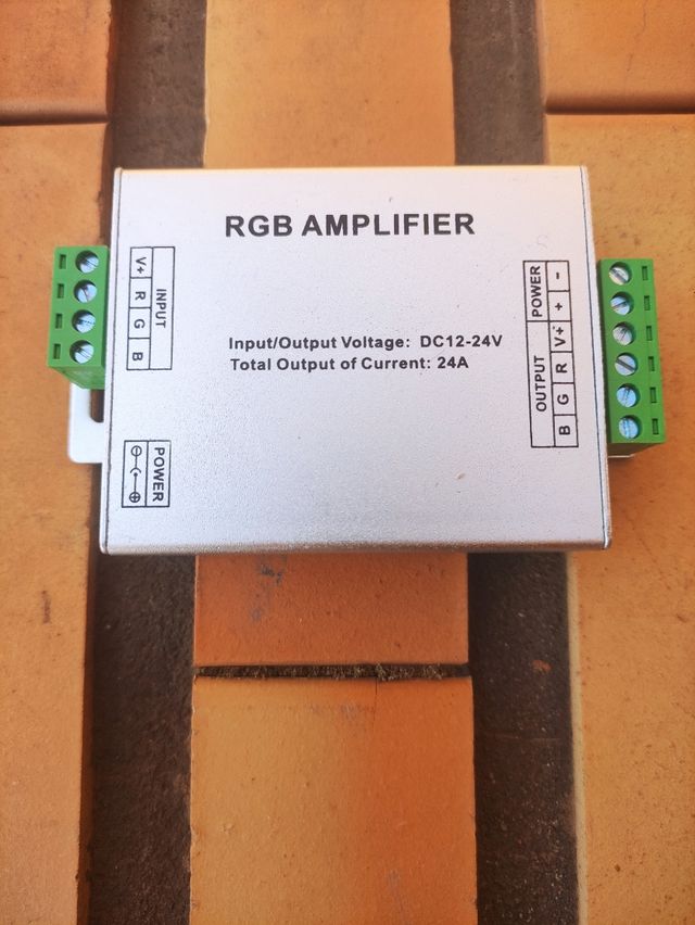 Amplificador RGB para tiras led 